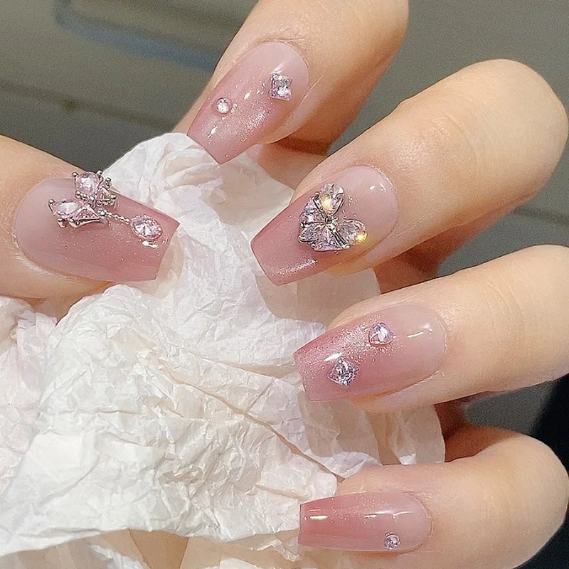 3D Nail Charms – Herz & Schmetterling