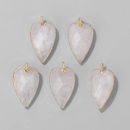 Herzanhänger aus Rosenquarz – zauberhaftes Schmuckstück - sunny.side-Productions