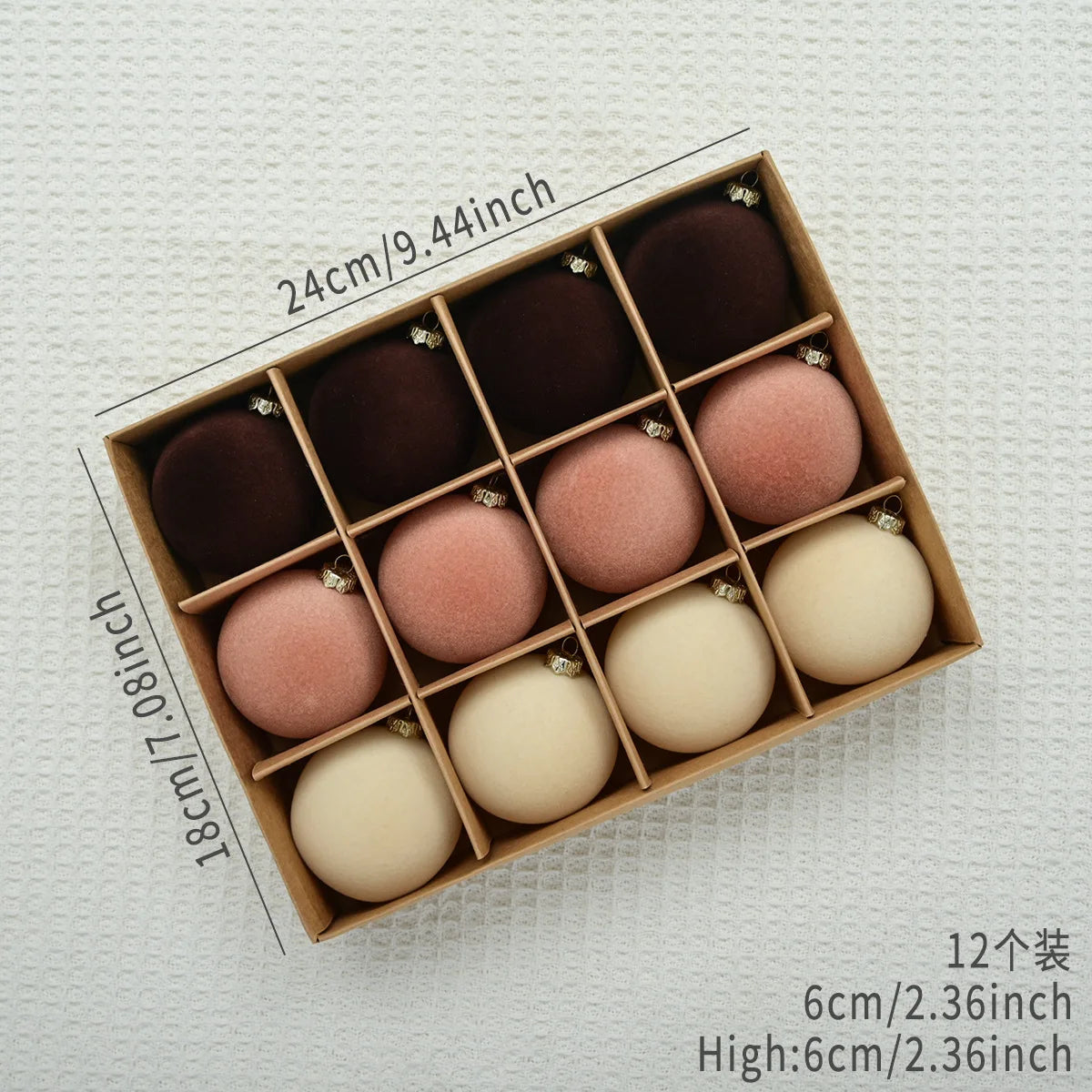 Weihnachtskugeln – Samtige Eleganz