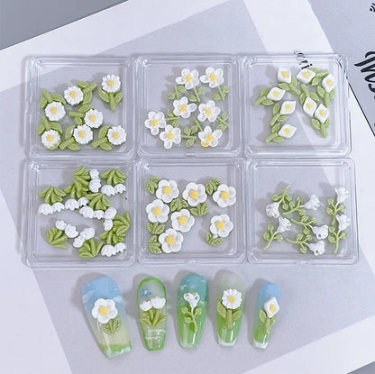 3D Nailart – Schleifen & Blüten