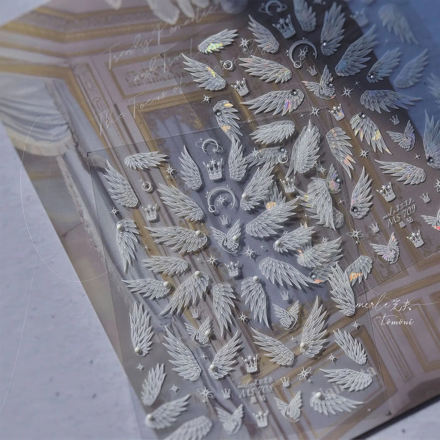 Magische Flügel – 5D Nail Sticker