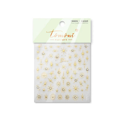 Glitzer Stern Nail Sticker