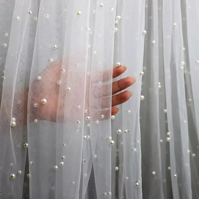 Perlen-Tüll – elegante Dekoration