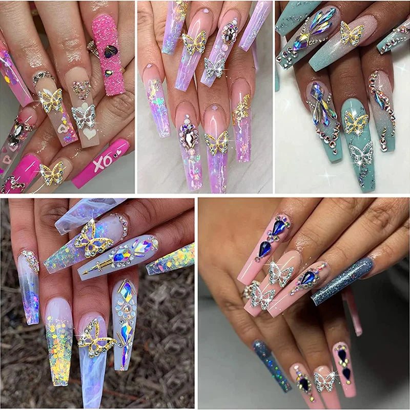 Nail Charms – Glitzernde Strass-Deko