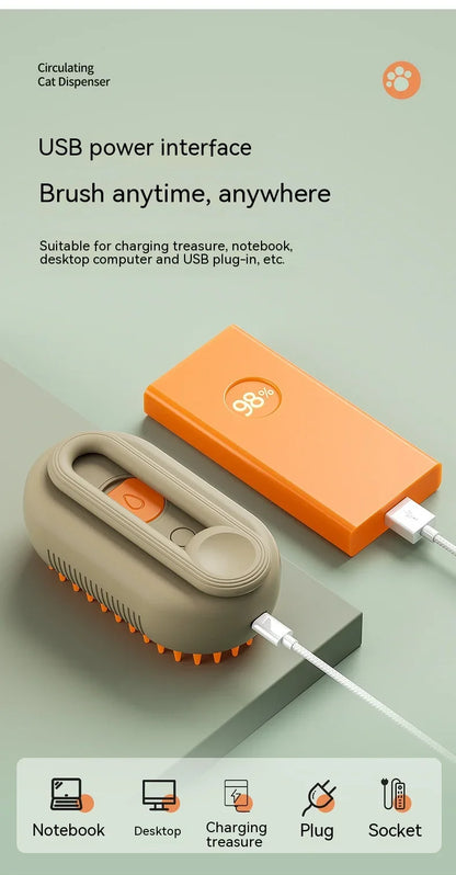 Dampf-Fellbürste – Sanfte Pflege für alle Felle - sunny.side-Productions