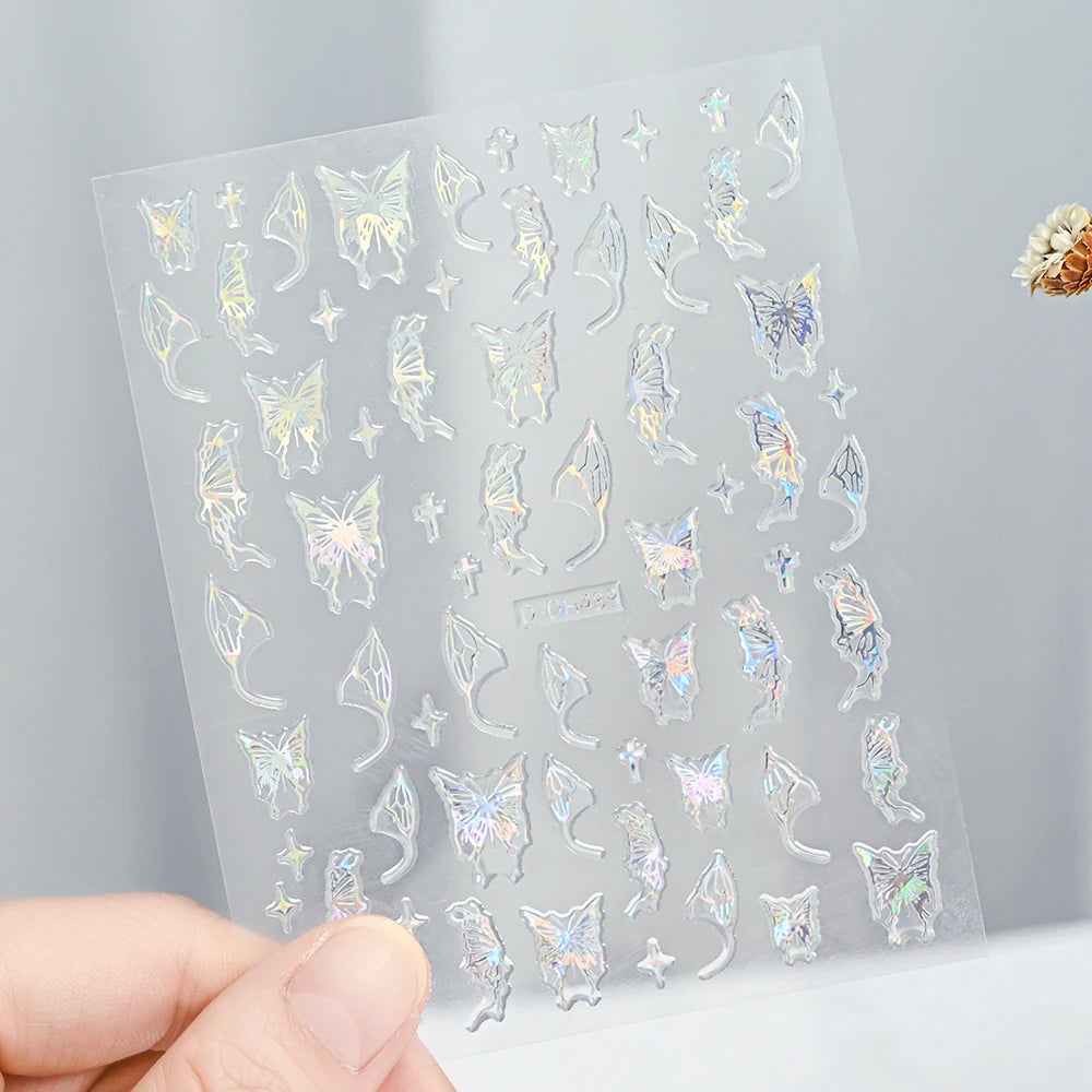 3D Nail Sticker – Sonne, Mond & Sterne