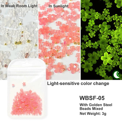 Acryl-Blumen Nail Art