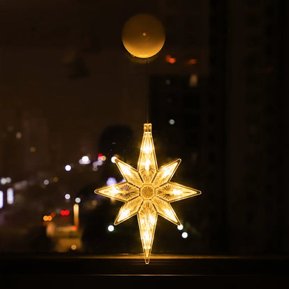 Leuchtende Weihnachtsmotive – Fensterlichter