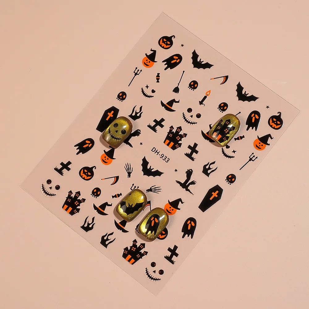 Halloween Nail Sticker – Dark Edition