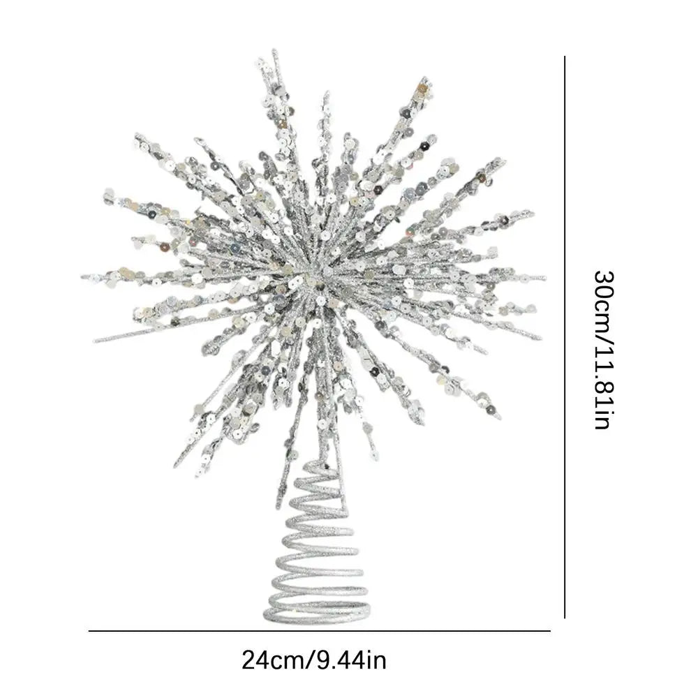 Weihnachtsbaumspitze – Stern Design