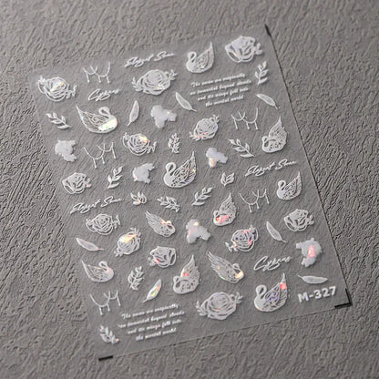 Magische Flügel – 5D Nail Sticker