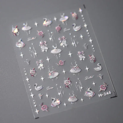 Magische Flügel – 5D Nail Sticker