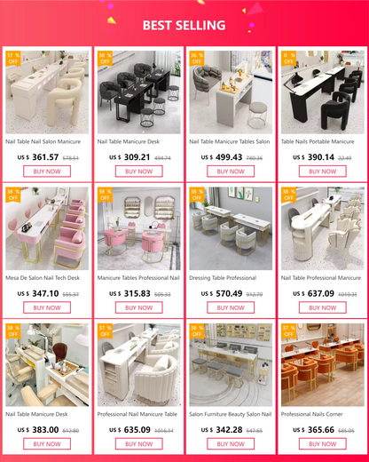 Profi Nageltisch – Stabil, funktional, studiofähig - sunny.side-Productions