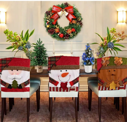 Weihnachtsstuhlbezüge – Festliche Deko