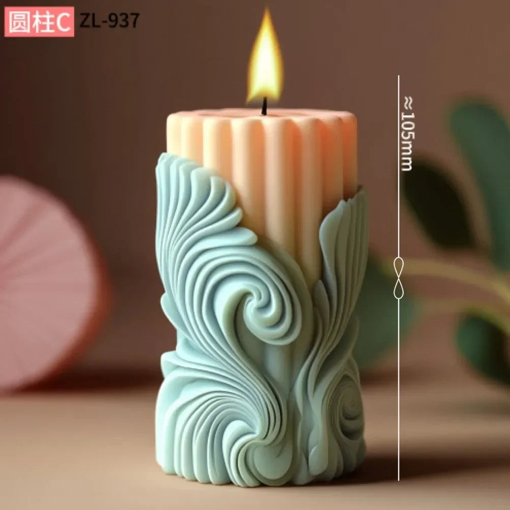 DIY Silikonform- Pfingstrosen-Relief - sunny.side-Productions