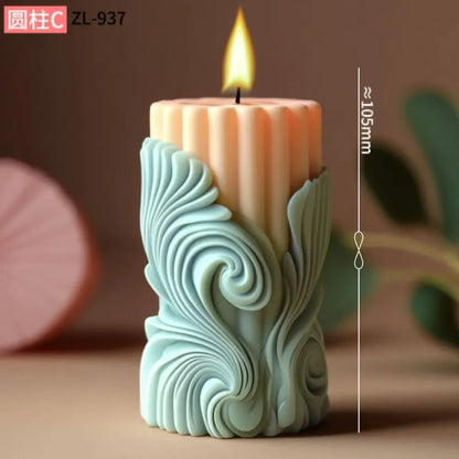 DIY Silikonform- Pfingstrosen-Relief - sunny.side-Productions