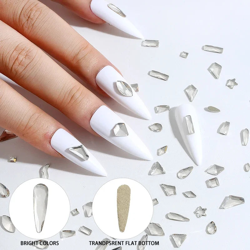 Nailart - Kristall-Glanz