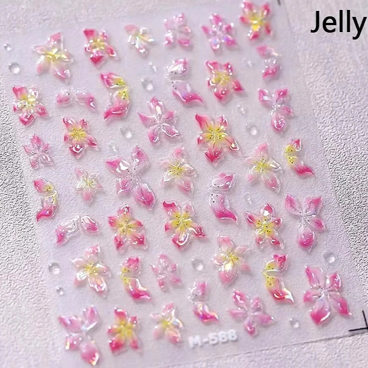 Nail Sticker – Blumen & Kirschblüten