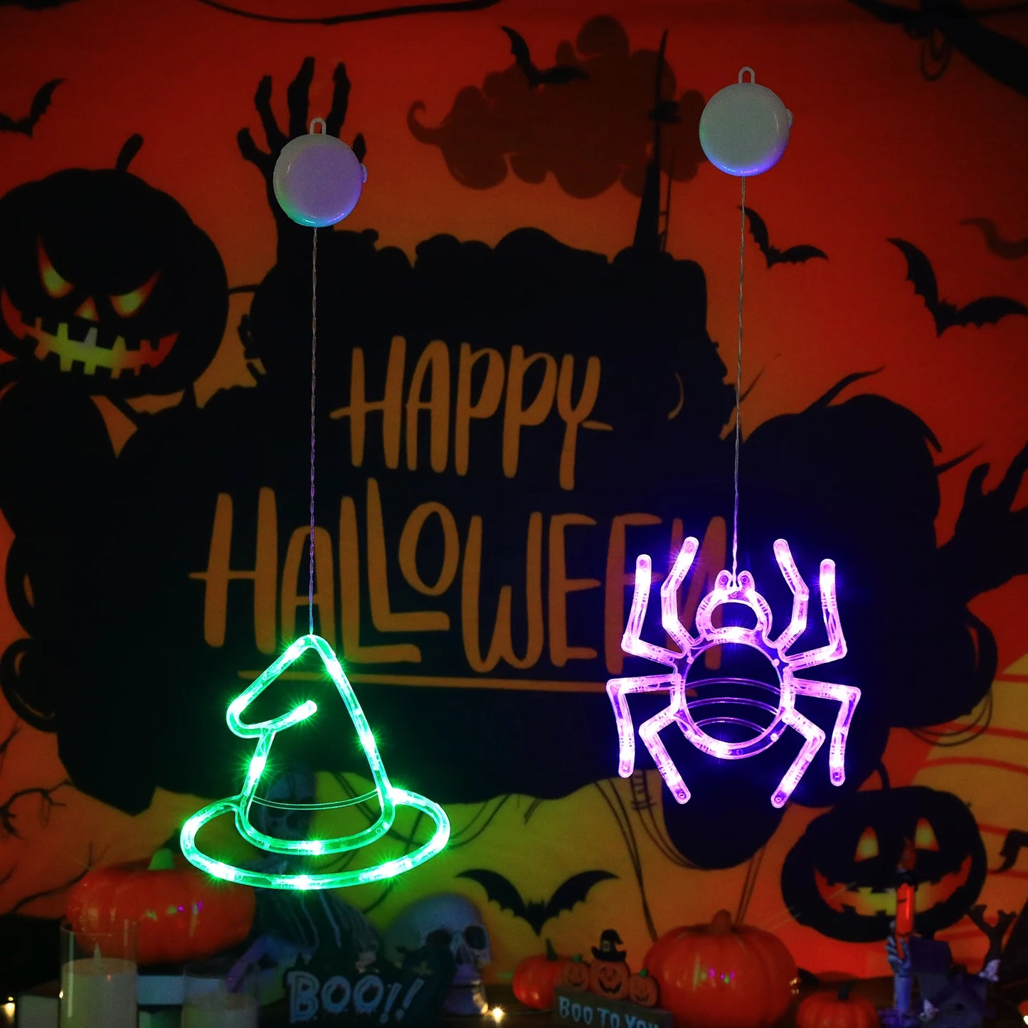 Halloween-Lichter – leuchtende Spukstimmung