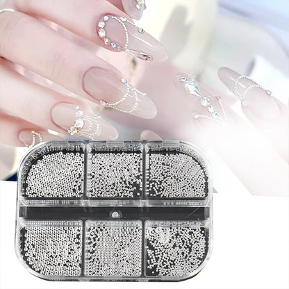 Nailart Charms – Schleifen & Perlen - sunny.side-Productions