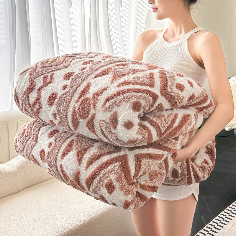 Boho-Fleece-Decke – Ruhe & Geborgenheit