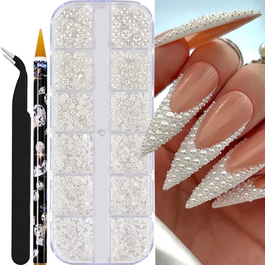 Nail Pearls Set – Elegante Perlen