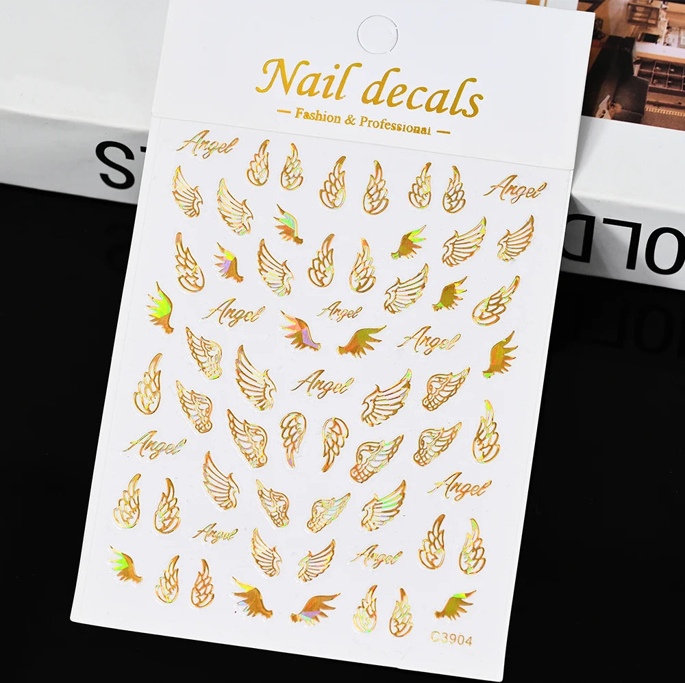 3D Nail Sticker – Sonne, Mond & Sterne