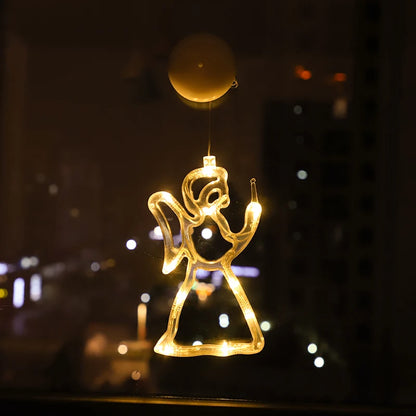 Leuchtende Weihnachtsmotive – Fensterlichter