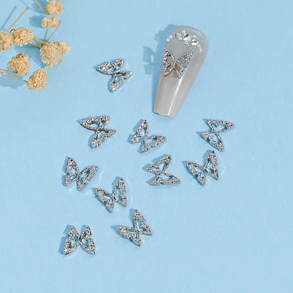 3D Schmetterlings Nail Charms