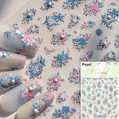 Nail Sticker – Blumen & Kirschblüten