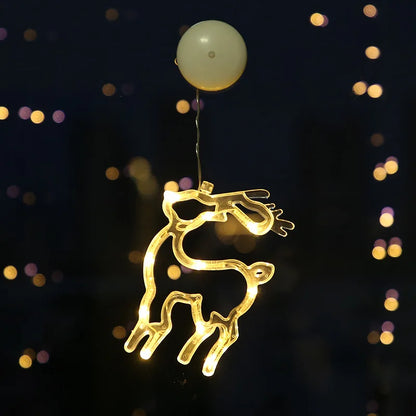 Leuchtende Weihnachtsmotive – Fensterlichter