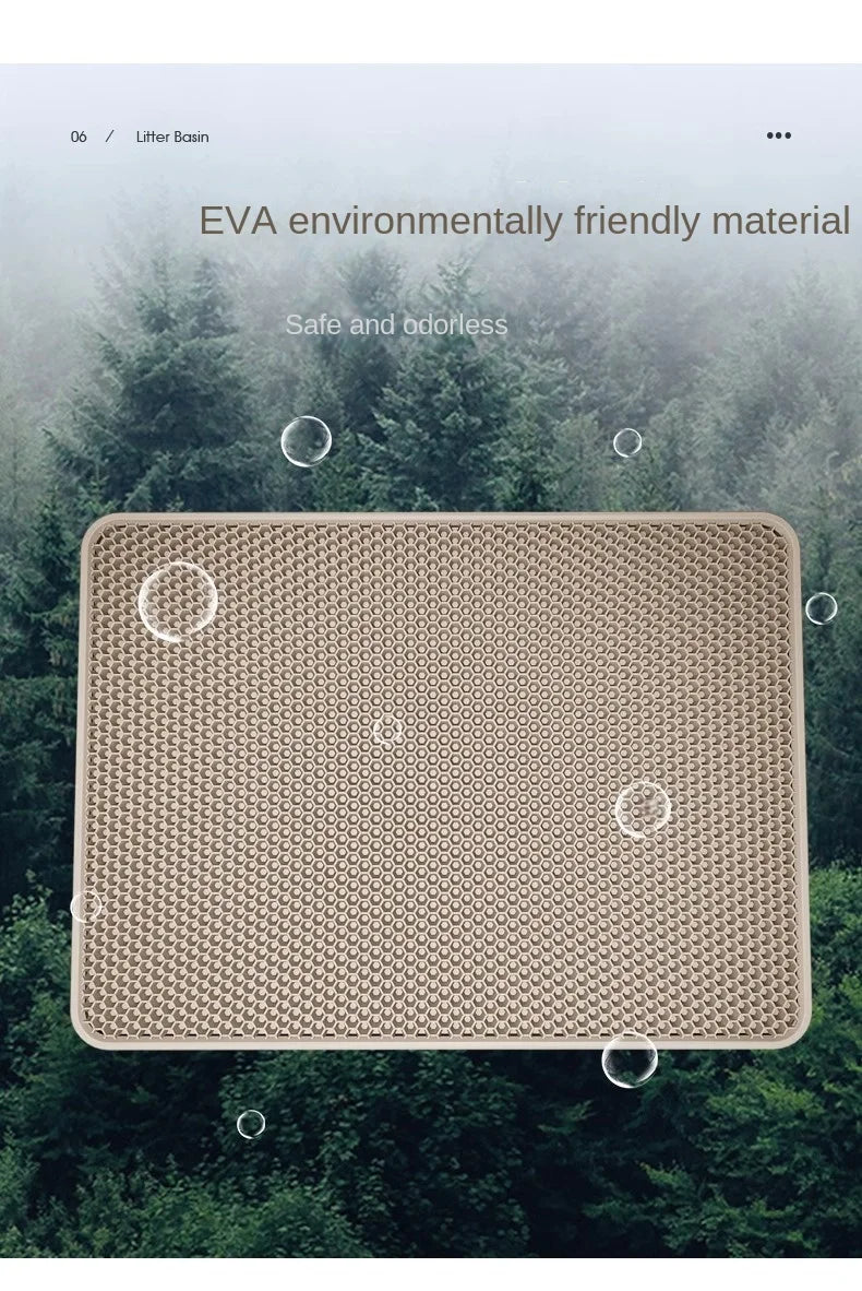 Komfort& Sauberkeit mit Stil- Katzenstreumatte - sunny.side-Productions