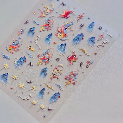 Magische Flügel – 5D Nail Sticker