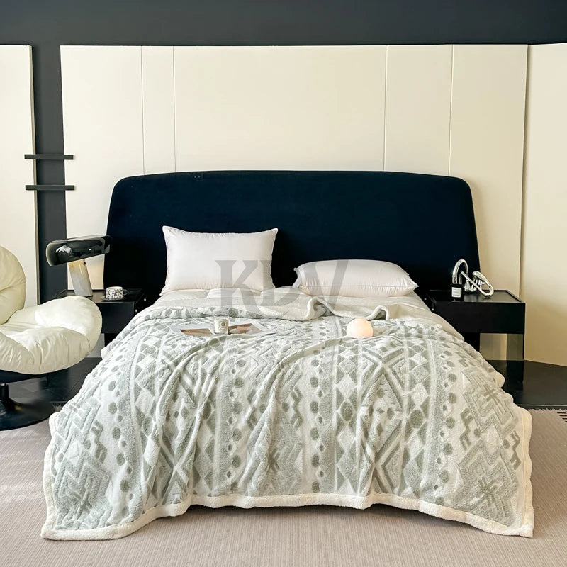 Boho-Fleece-Decke – Ruhe & Geborgenheit