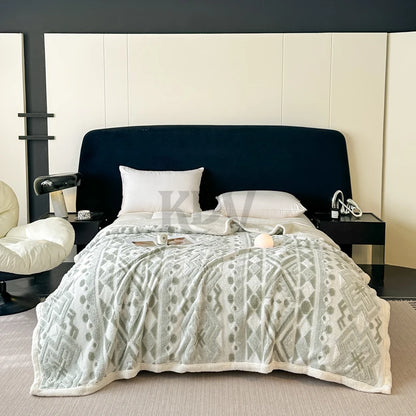 Boho-Fleece-Decke – Ruhe & Geborgenheit