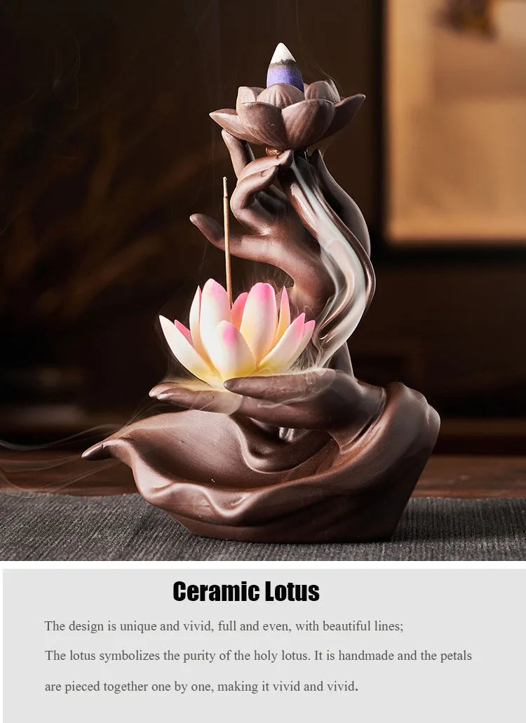 Quelle der Entspannung- Lotus Reflux Aromadiffusor - sunny.side-Productions