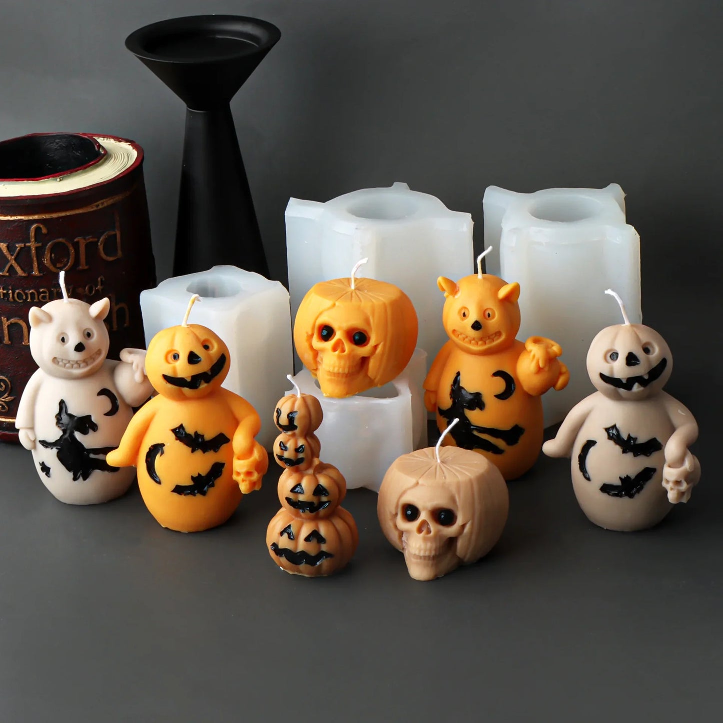 Halloween-Kerzenform – spooky & kreativ
