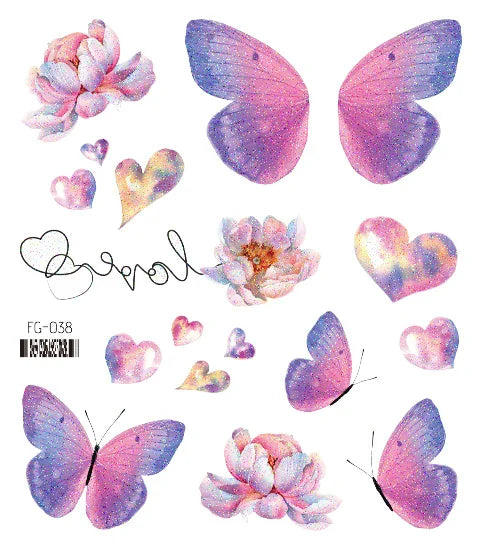 Glitzer-Tattoos – Fairy Vibes