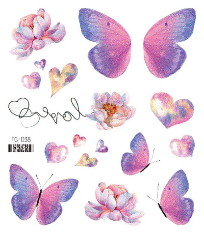 Glitzer-Tattoos – Fairy Vibes