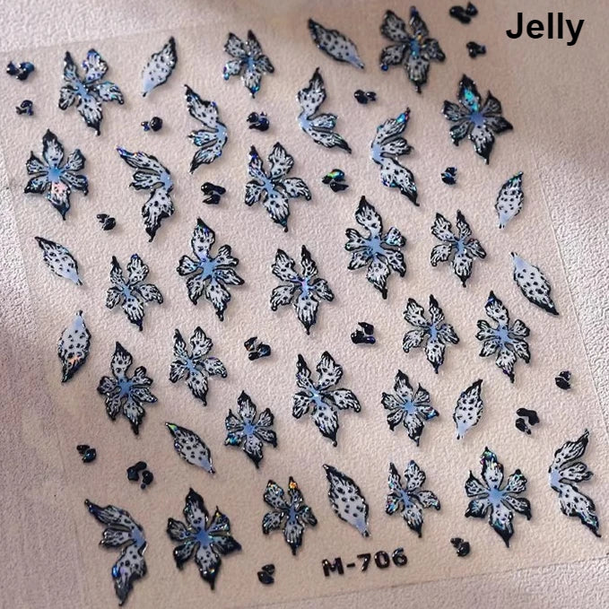 Nail Sticker – Blumen & Kirschblüten