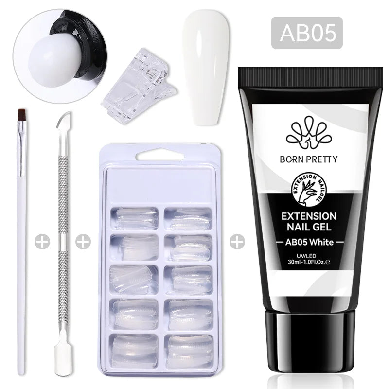 Poly-Gel Set – flexible Nagelverlängerung