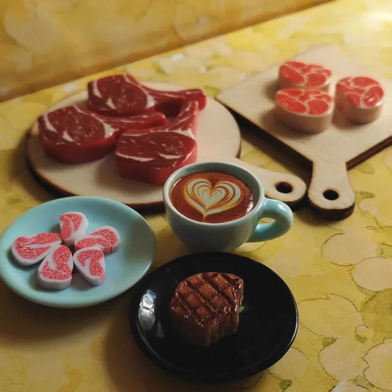 Miniatur Steak – Wichtelwelten Food Set