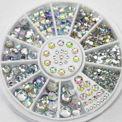 Nail Rhinestone Box – Bunte Kristalle