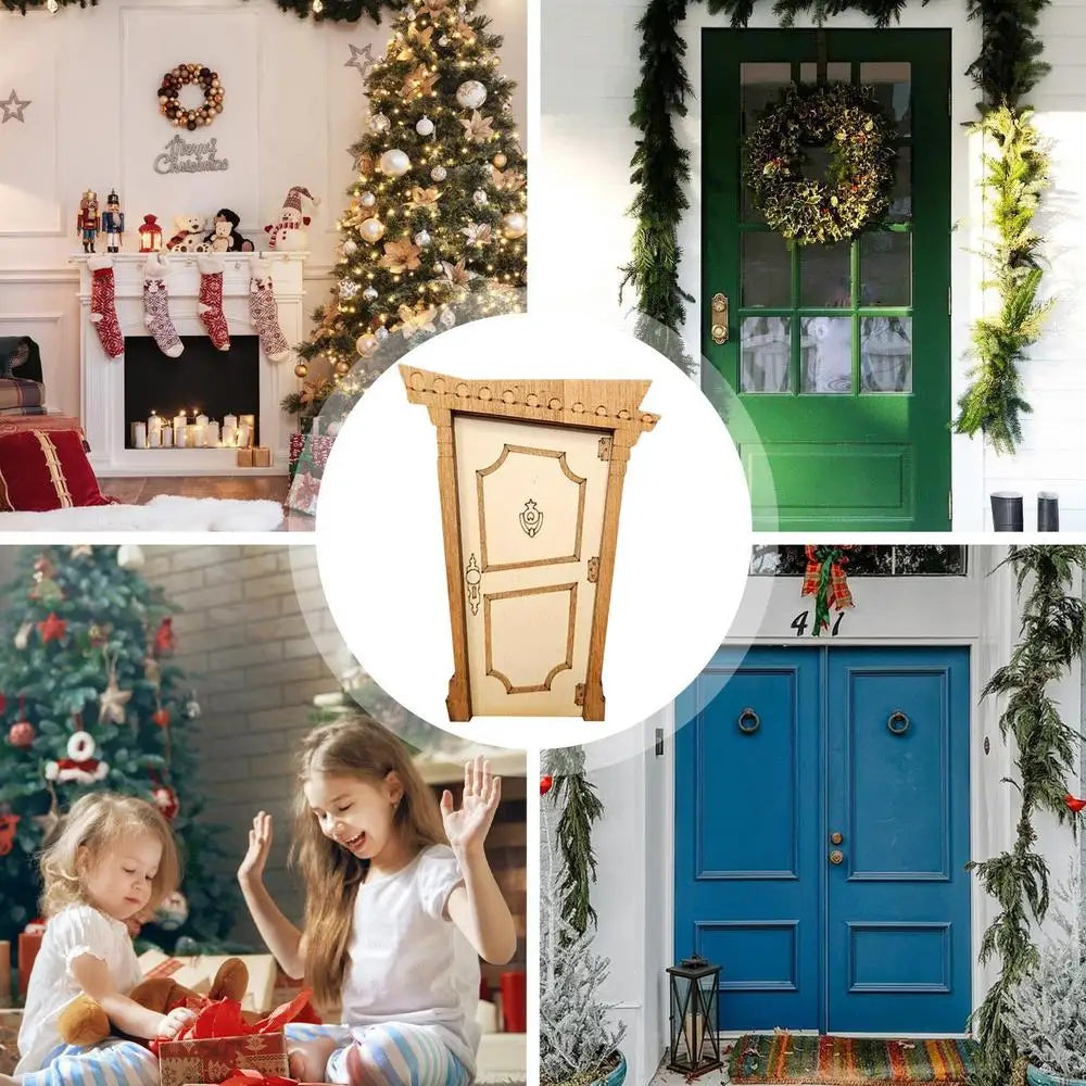 Wichteltür Miniatur – Dekoration im Vintage-Stil