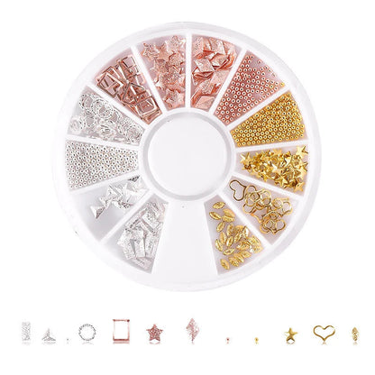 Nail Rhinestone Box – Bunte Kristalle