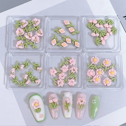 3D Nailart – Schleifen & Blüten