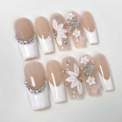 Press-On Nails Ballett – Eleganz