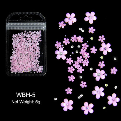 Acryl-Blumen Nail Art