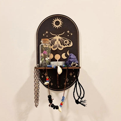 Boho-Wandregal – Licht & Bedeutung