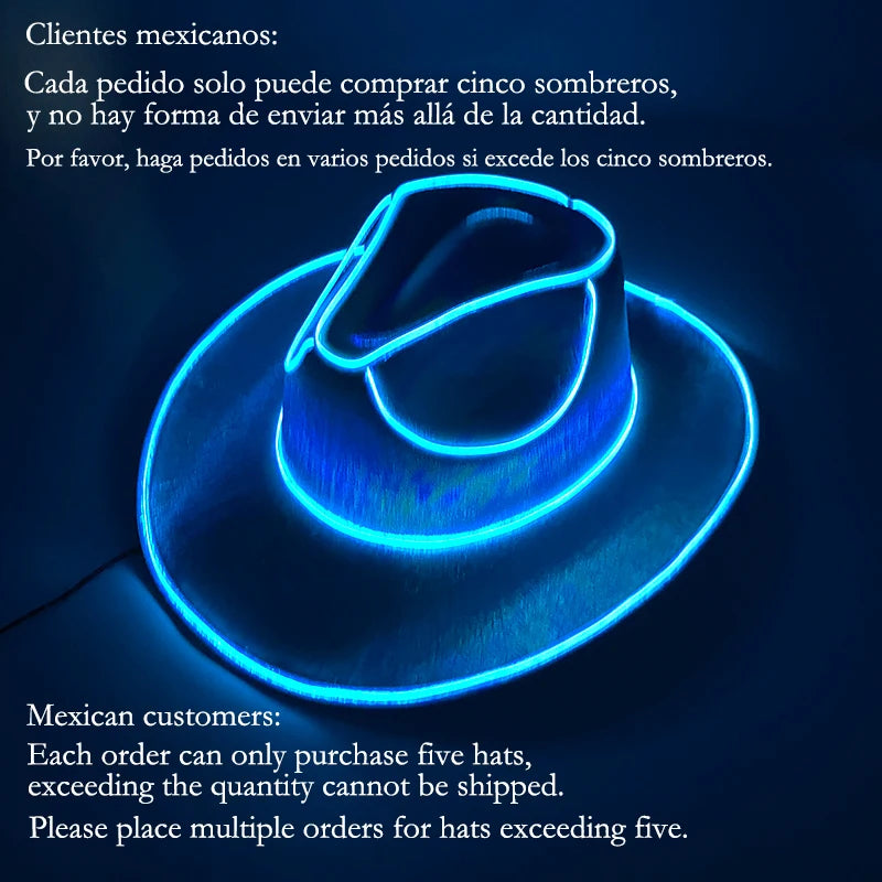 LED Festival-Cowboyhut